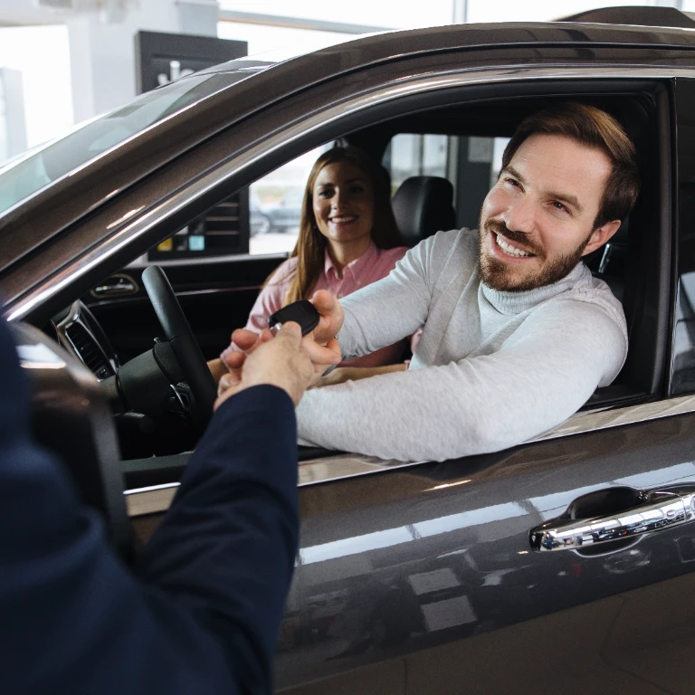 Odbieranie auta z salonu